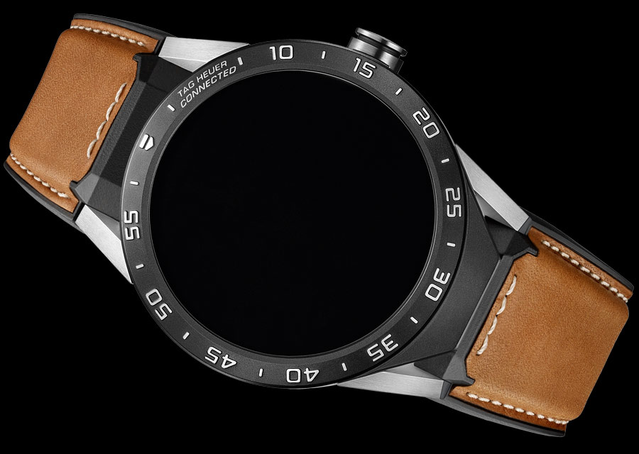 strap for leather watch zenith exclusive MYWATCHSITE   Heuer at Colette in TAG Connected version
