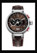 Tambour Chronographe Automatique Voyagez Essentiel Brun