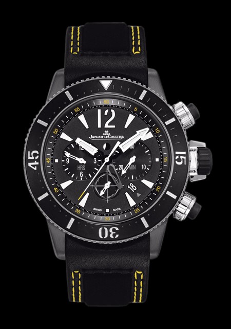 Jaeger LeCoultre Master Compressor Diving Chronograph GMT Navy SEALs Master Compressor Q178T471 Titane Bracelet Cuir