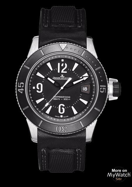 Jaeger LeCoultre Master Compressor Diving Automatic Navy SEALs Master Compressor Q2018470 Acier Bracelet Cuir