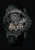 Excalibur Double Tourbillon Volant Squelette