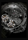 Excalibur Double Tourbillon Volant Squelette