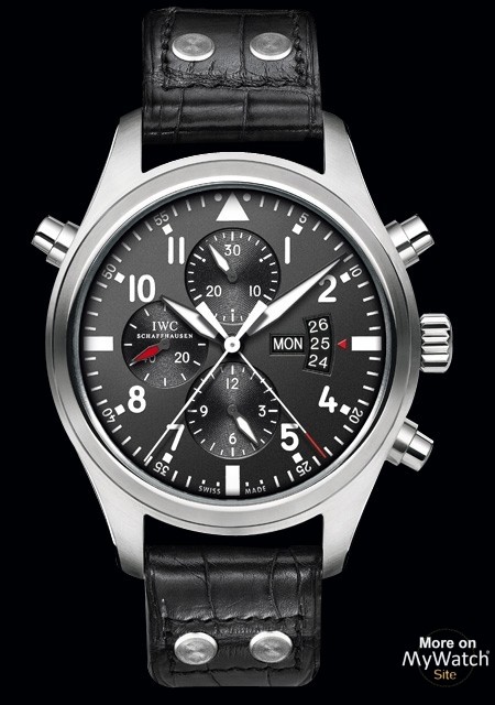 Montre d'aviateur Double Chronographe