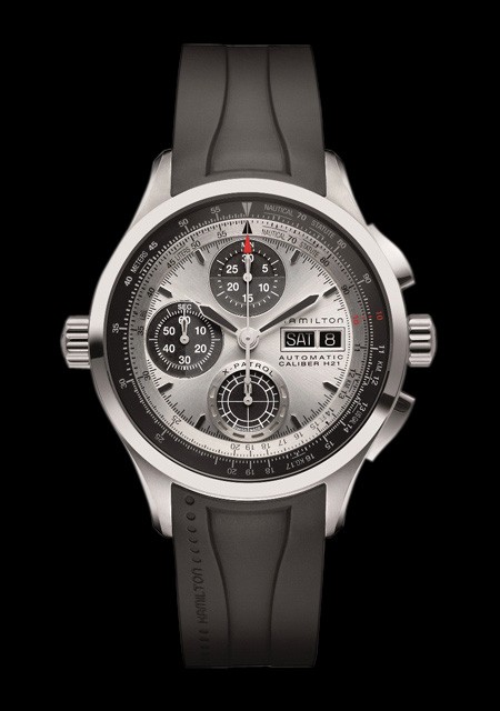 Hamilton Khaki X Patrol Khaki H76566351 Acier Bracelet Caoutchouc