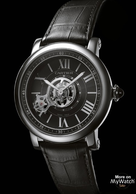 Rotonde de Cartier Astrotourbillon Cristal de Carbone