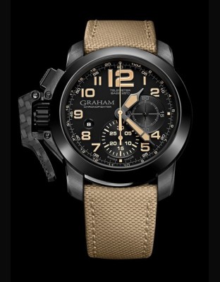 Chronofighter Oversize Black Sahara