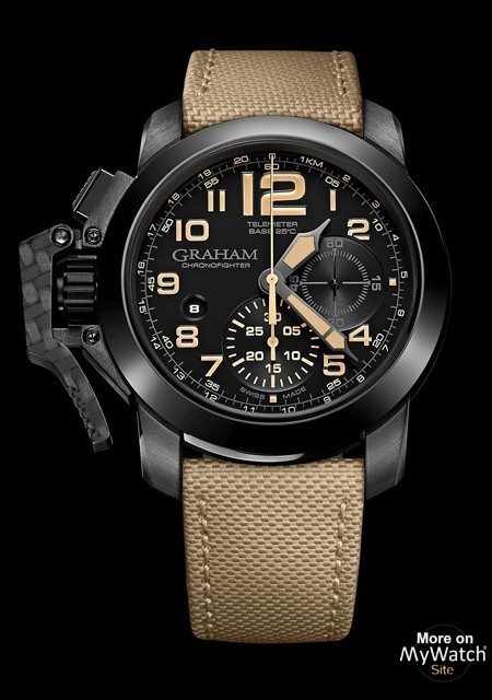 Chronofighter Oversize Black Sahara