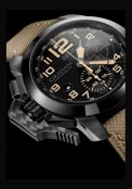 Chronofighter Oversize Black Sahara