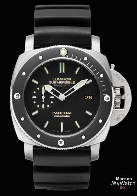 Luminor Submersible 1950 Amagnetic 3 Days Automatic Titanio