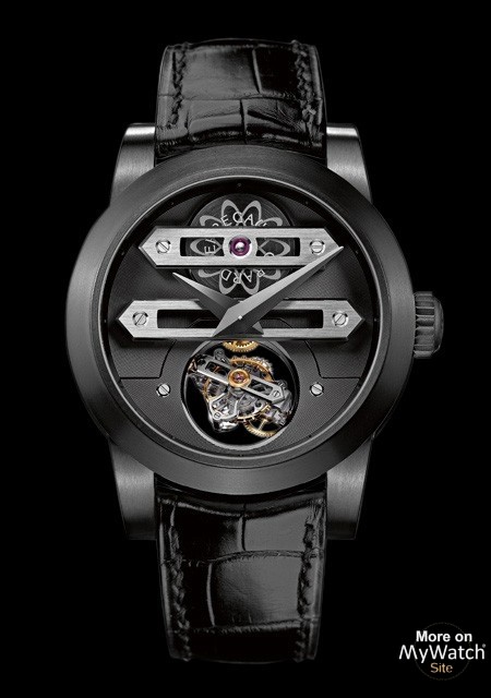 Tourbillon Bi-Axial Titane DLC