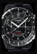 J12 Noire Mate Chronographe Superleggera