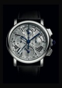 Montre Rotonde de Cartier quantième perpétuel chronographe