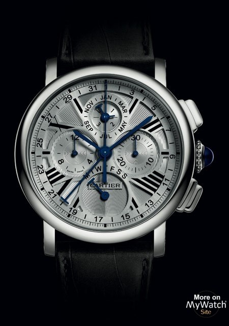 Montre Rotonde de Cartier quantième perpétuel chronographe