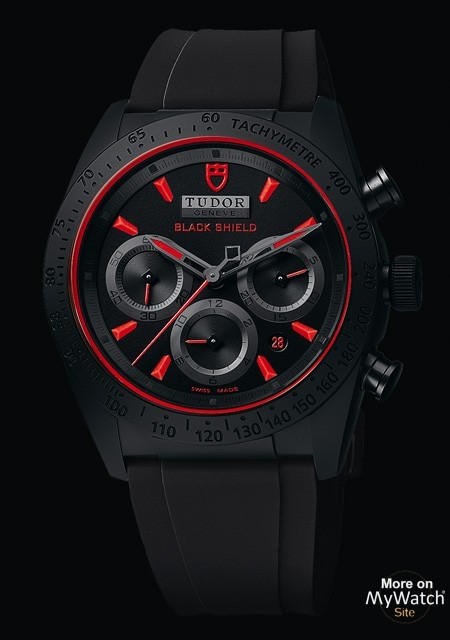 Tudor Fastrider Black Shield Fastrider 42000CR Ceramique Bracelet Caoutchouc