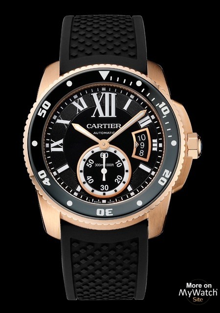 cartier calibre two tone