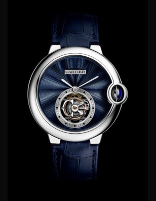 Ballon Bleu de Cartier 39 mm Tourbillon Volant émail