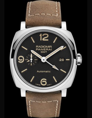 RADIOMIR 1940 3 DAYS GMT AUTOMATIC ACCIAIO