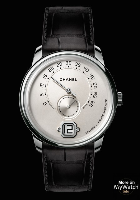 Chanel Monsieur de Chanel  Monsieur de Chanel H4799 Or Blanc - Bracelet  Alligator