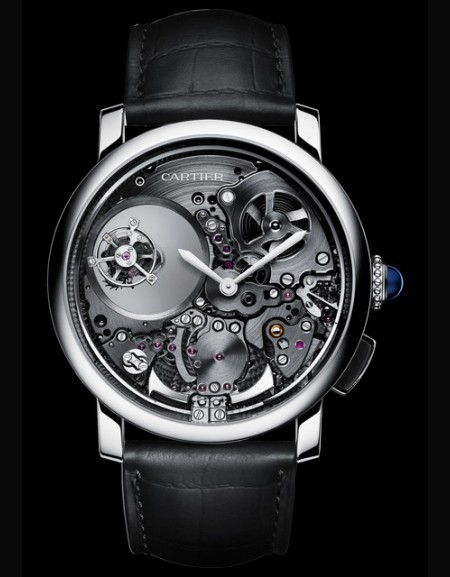 Rotonde de Cartier Répétition Minutes Double Tourbillon Mystérieux