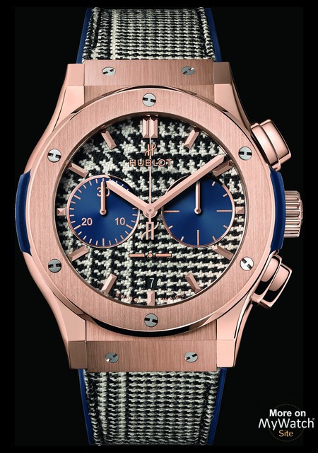 Hublot Classic Fusion Chronograph Italia Independent Classic Fusion 521.OX.2704.NR.ITI17 King Gold poli et satinee Bra