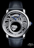 Rotonde de Cartier Double Tourbillon Mystérieux squelette