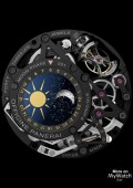 L'astronomo Luminor 1950 Tourbillon Moon phase, Equation of Time, GMT Titanio 50 mm