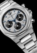 Laureato Chronographe - Acier sur acier cadran argenté