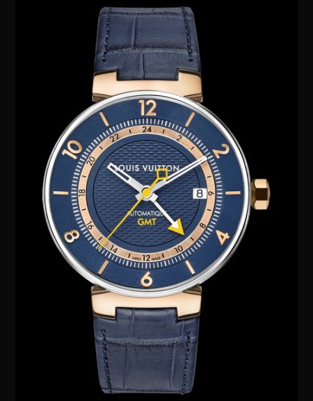 Tambour Moon Blue & Gold GMT