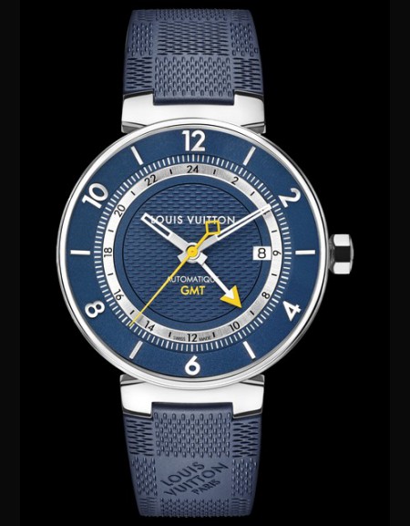 Tambour Moon GMT Blue, acier