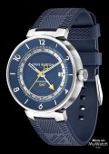 Tambour Moon GMT Blue, acier