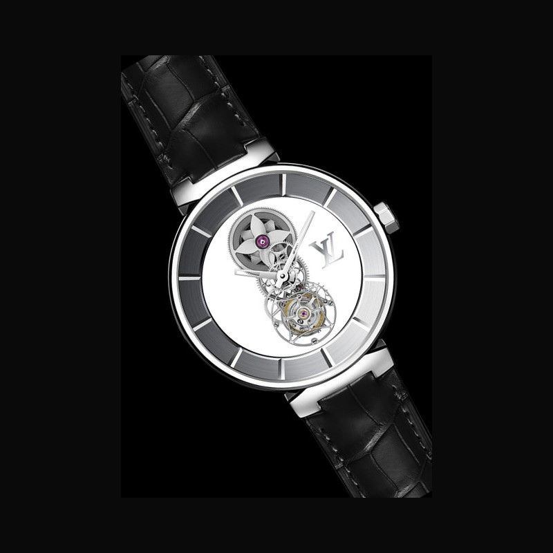 Louis Vuitton Tambour Curve Tourbillon Volant Poinçon De Genève