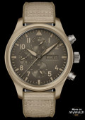 Montre d'Aviateur Chronographe TOP GUN Edition "Desert Mojave"