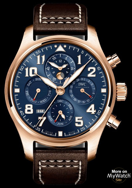 IWC Montre d Aviateur Calendrier Perp tuel Chronographe Edition