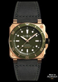 BR03-92 Diver Green Bronze