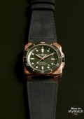 BR03-92 Diver Green Bronze