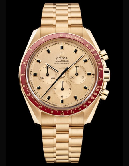 Omega Speedmaster Apollo 11 50e Anniversaire Or Moonshine Edition Limitée