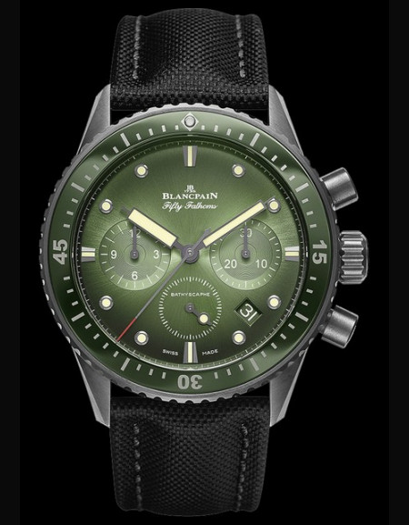 Fifty Fathoms Chrono Bathyscaphe Vert