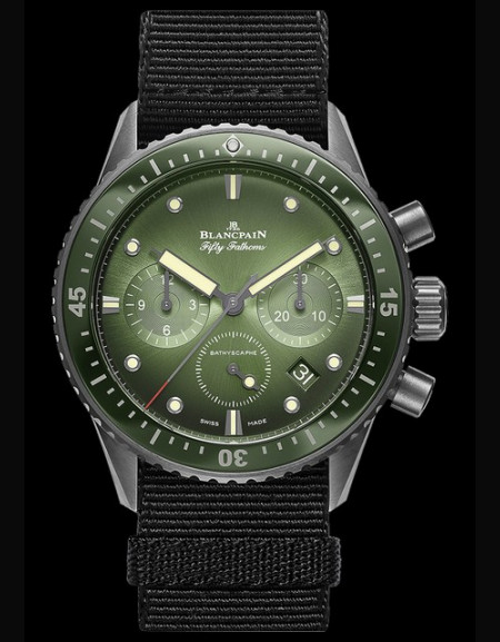 Fifty Fathoms Chrono Bathyscaphe Vert