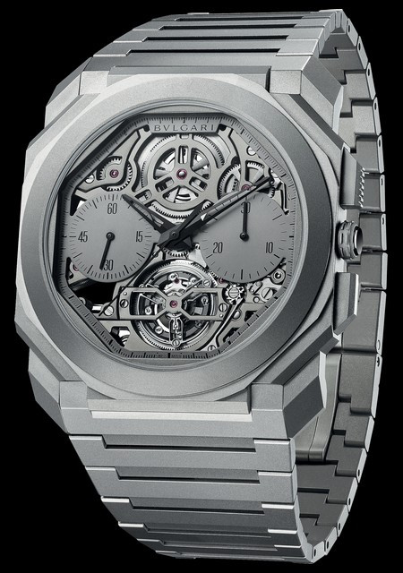 Bvlgari Octo Finissimo Tourbillon Chronographe Squelette Automatique Octo  103295 Titane Bracelet Titane