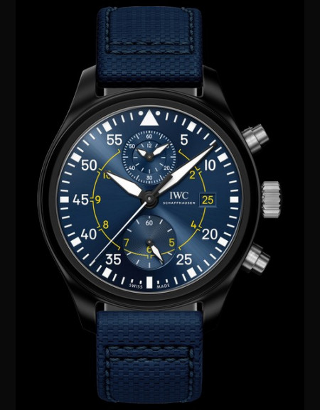 IWC Montre d'Aviateur Chronographe Edition Spéciale Blue Angels