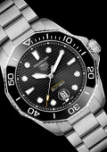 Aquaracer Professional 300 Acier Céramique Noir Cadran Noir