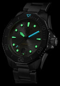 Aquaracer Professional 300 Acier Céramique Noir Cadran Argenté