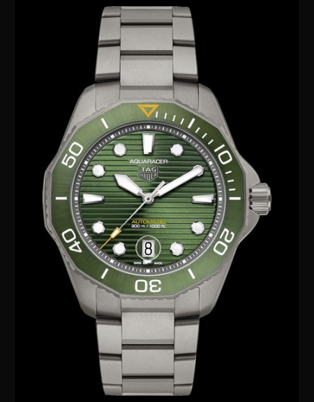 Aquaracer Professional 300 Acier Céramique Vert Cadran Vert