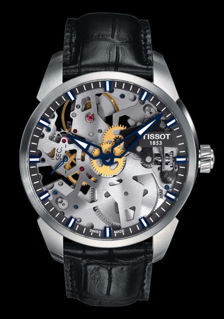 Montre squelette tissot homme clearance