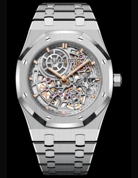 Royal Oak Jumbo Extra-Plat Squelette - 50e anniversaire