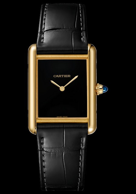 Montre Tank Louis Montre Cartier Saphir CARTIER Tank 2442 Occasion