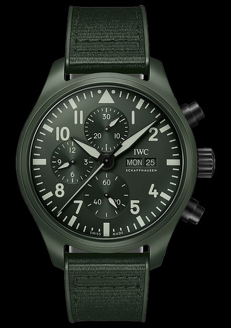 Montre d’Aviateur Chronographe Top Gun Édition « Woodland »