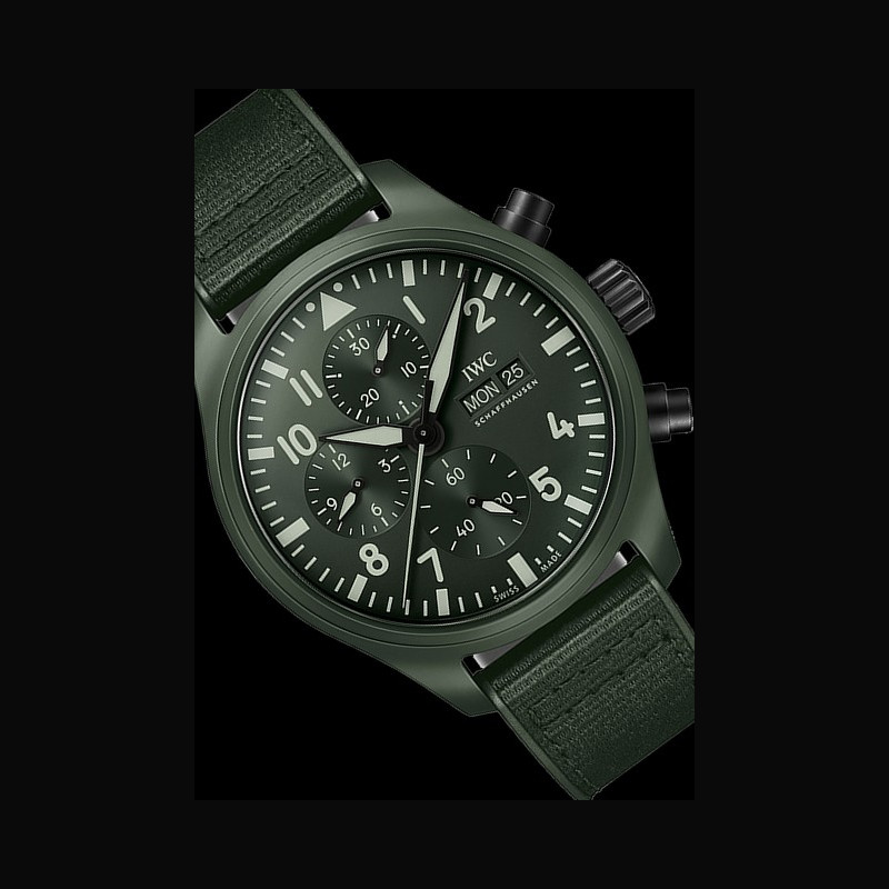 IWC Montre d'Aviateur Chronographe Top Gun Édition « Woodland