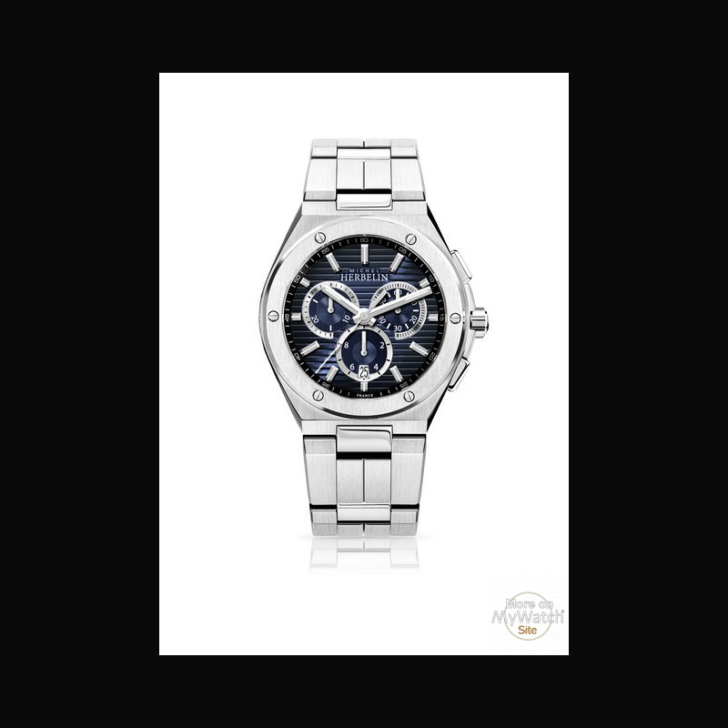 Michel Herbelin Cap Camarat 37645/B15 – Orologio Uomo Acciaio INOX, Vetro Zaffiro, Polso