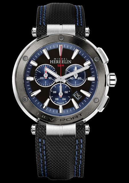 【新品】NEWPORT CHRONO 37688AG65 Herbelin Newport Round Dial Men Watch - 37688AG65 Helios